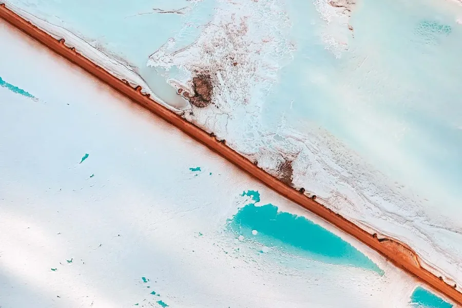 Largest Salt Factory Baja Mexico — photograph by José Luis Vílchez