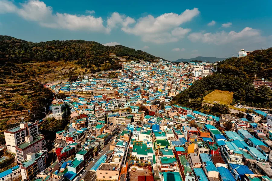 Gamcheon Culture Village Cityscape Photography — photograph by José Luis Vílchez